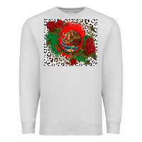 Dove Grey mexican flag and roses Premium Sweatshirt - CTS Tumbler Store