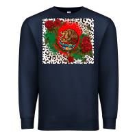 Navy mexican flag and roses Premium Sweatshirt - CTS Tumbler Store