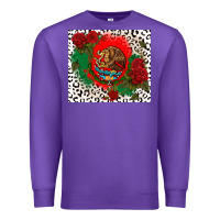Purple mexican flag and roses Premium Sweatshirt - CTS Tumbler Store
