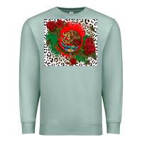 Seafoam mexican flag and roses Premium Sweatshirt - CTS Tumbler Store