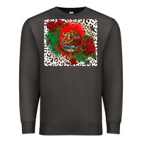 Smoke mexican flag and roses Premium Sweatshirt - CTS Tumbler Store