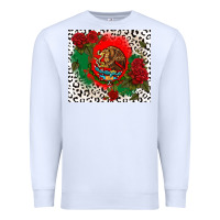 White mexican flag and roses Premium Sweatshirt - CTS Tumbler Store
