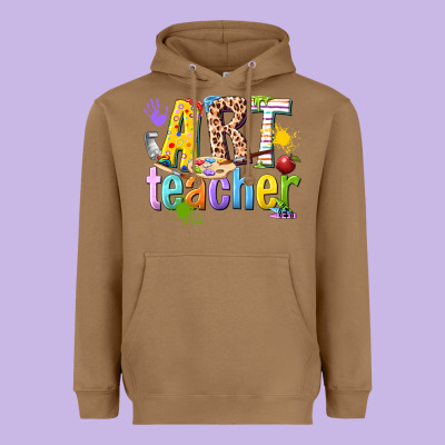 Art Teacher Heavyweight Hoodie Designed By Texasbilliewilder