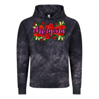 Cloud Black Chingona with roses Vintage Hoodie - AdoDesignShop