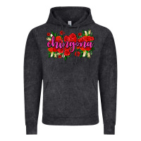 Vintage Black Chingona with roses Vintage Hoodie - AdoDesignShop