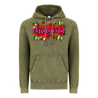 Vintage Olive Chingona with roses Vintage Hoodie - AdoDesignShop