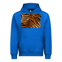 Cobalt handdrawn tiger pattern background Urban Hoodie - BarkalooDesign