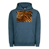 Pigment Midnight Navy handdrawn tiger pattern background Urban Hoodie - BarkalooDesign
