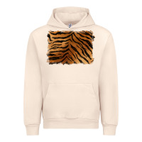 Sandshell handdrawn tiger pattern background Urban Hoodie - BarkalooDesign