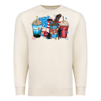 Sandshell usa coffee cups Premium Sweatshirt - Zillion Design Studio