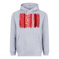 Heather Grey valentine's day brushstroke Heavyweight Hoodie - RanaPortraitStore