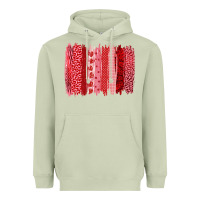 Matcha valentine's day brushstroke Heavyweight Hoodie - RanaPortraitStore