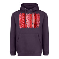 Plum valentine's day brushstroke Heavyweight Hoodie - RanaPortraitStore