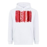 White valentine's day brushstroke Heavyweight Hoodie - RanaPortraitStore