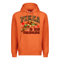 Carrot pizza is my valentine Premium Hoodie - AdoDesignShop