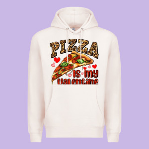 Pizza Is My Valentine Premium Hoodie Designed By Adodesignshop