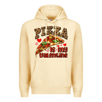 Pina Colada pizza is my valentine Premium Hoodie - AdoDesignShop