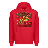 Red pizza is my valentine Premium Hoodie - AdoDesignShop