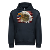 Navy American Flag Eagle Urban Hoodie - LillyAllenDesigns
