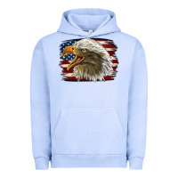 Pigment Grape Ice American Flag Eagle Urban Hoodie - LillyAllenDesigns