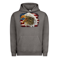Pigment Tornado American Flag Eagle Urban Hoodie - LillyAllenDesigns