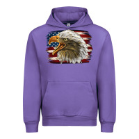 Tulip American Flag Eagle Urban Hoodie - LillyAllenDesigns