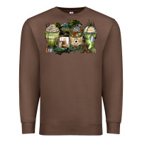 Chestnut veteran coffee cups Premium Sweatshirt - Zillion Design Studio