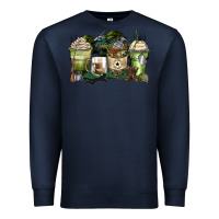 Navy veteran coffee cups Premium Sweatshirt - Zillion Design Studio