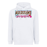 White assistant principal Heavyweight Hoodie - texasbilliewilder