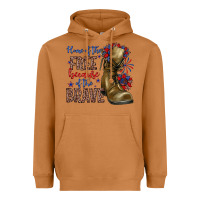 Meerkat home of the free because of the brave Heavyweight Hoodie - Zillion Design Studio
