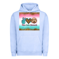 Pigment Grape Ice peace love labradoodle Urban Hoodie - Jasminsmagicworld