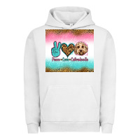 Pigment Lunar Rock peace love labradoodle Urban Hoodie - Jasminsmagicworld