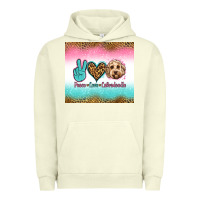Pigment Pistachio peace love labradoodle Urban Hoodie - Jasminsmagicworld