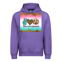 Tulip peace love labradoodle Urban Hoodie - Jasminsmagicworld