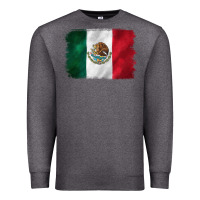 Charcoal Heather mexican flag Premium Sweatshirt - CTS Tumbler Store