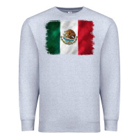 Heather Grey mexican flag Premium Sweatshirt - CTS Tumbler Store