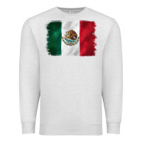 Oatmeal Heather mexican flag Premium Sweatshirt - CTS Tumbler Store