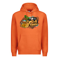 Carrot bulldozer leopard cactus sunflower Premium Hoodie - Artiststas