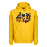 Lemon bulldozer leopard cactus sunflower Premium Hoodie - Artiststas