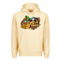 Pina Colada bulldozer leopard cactus sunflower Premium Hoodie - Artiststas