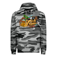 Slate Camo bulldozer leopard cactus sunflower Premium Hoodie - Artiststas
