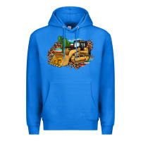 True Royal bulldozer leopard cactus sunflower Premium Hoodie - Artiststas