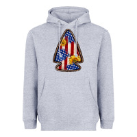 American Flag Sunflower Arrowhead Heavyweight Hoodie | Teevron