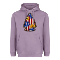 Lavender American flag sunflower arrowhead Heavyweight Hoodie - Zillion Design Studio
