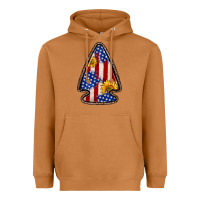 Meerkat American flag sunflower arrowhead Heavyweight Hoodie - Zillion Design Studio