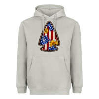 Moon Dust American flag sunflower arrowhead Heavyweight Hoodie - Zillion Design Studio