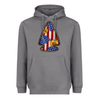 Storm American flag sunflower arrowhead Heavyweight Hoodie - Zillion Design Studio
