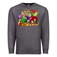 Charcoal Heather mexican gnomes truck Premium Sweatshirt - CTS Tumbler Store