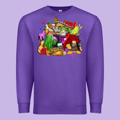 Mexican Gnomes Truck Premium Sweatshirt Designed By Cts Tumbler Store