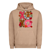 Pigment Burro xoxo with tiger Urban Hoodie - NancyCooperArtShop